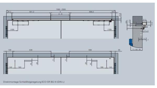 ECO Gleitschiene SR BG III - RAL 9016